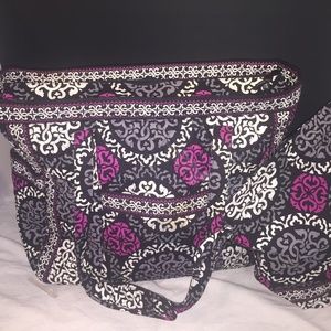 Vera Bradley Large Canterberry Magenta Tote